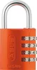 ABUS cijferslot 145/40, kleur oranje Productafbeelding-voorbeeld 1