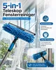 Teleskop-Fensterreiniger 4,5 m, 5-in-1 mit 180°-Kopf Productafbeelding-voorbeeld