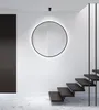 LED Wandspiegel 100 cm, matt schwarz, Alurahmen, Licht Produktbild-Vorschau 6