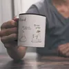 Gilbert die Gans Kaffeebecher in schwarz mit Spruch Daily Produktbild-Vorschau 6