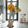 Relaxdays Schuhregal, für 4 Paar Schuhe, HBT: 29,5 x 60 x Produktbild-Vorschau 3