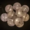 com-four® 2x LED-lichtketting "Kogel" - Verlichting met 10 Productafbeelding-voorbeeld 2