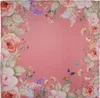 Tovaglia Clayre & Eef 100x100 cm Fiori di cotone rosa Anteprima dell’immagine prodotto 2