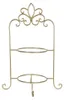 Clayre & Eef Etagere für 2 Teller 38x30x57 cm Goldfarbig Produktbild-Vorschau 1