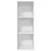 Libreria bianca 40x30x114 cm in materiale ligneo Anteprima dell’immagine prodotto 4