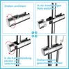 JOHO Universal Handbrause Halterung, Verstellbar Produktbild-Vorschau 5