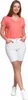 Frauen Kurze Shorts Vor Dem Knie Weissen Denim Bequemen Produktbild-Vorschau 4