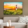 Leinwand Bilder 90x60 cm - Leuchtturm - Natur - Sonne - Produktbild-Vorschau 5