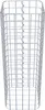 Gabionensäule eckig 27  cm x 27  cm, 80 cm Höhe, MW 5 cm x Produktbild-Vorschau 6