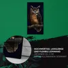 Dekor Leinwand Uhr Wandbilder 30x60 Gemälde Baum Zweig Eule Produktbild-Vorschau 5