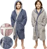 Bademantel Kinder Mädchen Jungen mit Wendefunktion und Produktbild-Vorschau 1