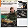 COSTWAY Belly boat, łódź z paskami na ramię, pompką ręczną, Podgląd zdjęcia produktu 5
