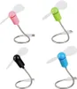 4 mini ventilátory USB s korpusem z vlnitého plechu a husím Náhled obrázku produktu 1
