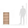 KOMTO Bücherregal  60 cm breit, Sonoma, Bücherregal mit 4 Produktbild-Vorschau 8