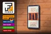 Blechschild Spruch 12x18cm best DAD ever bester Vater Produktbild-Vorschau 3