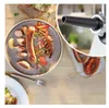 A collage of food and a kitchen appliance part. Podgląd zdjęcia produktu