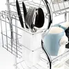 3 Etagen Abtropfgestell Geschirrstaender Geschirrtrockner Produktbild-Vorschau 5