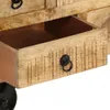 vidaXL Couchtisch Raues Mangoholz 70x70x40 cm Produktbild-Vorschau 22