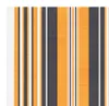 vidaXL Náhradní látka na markýzu, oranžová a černá, 280x245 Náhled obrázku produktu 4