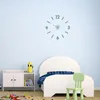 Horloge murale 3D moderne en plastique vert Voir les images du produit 10