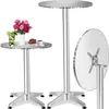 Hliníkový bistro stolek Ø60 cm skládací s nastavitelnou Náhled obrázku produktu 2