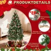 LARS360 Umelý vianočný stromček, výška 150 cm, s dreveným Náhľad obrázku produktu 7