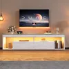 Okwish hoogglanzende TV-kast met LED-verlichting en twee Productafbeelding-voorbeeld 1