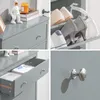 SoBuy Szafka na buty wąska z 2 klapami i szufladą - półka Podgląd zdjęcia produktu 4
