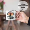 Trendation - Mir Reichts Ich Geh Segeln Emaille Tasse Produktbild-Vorschau 2