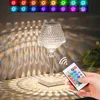 (Weinglas) Crystal Diamond Tischlampe, 16 Farben Produktbild-Vorschau 1