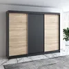 Schwebetürenschrank, 3-türig Schrank mit 4 Schubladen! Produktbild-Vorschau 1