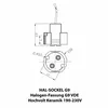 10 pièces douille G9 SOCKEL G9 - VDE haute tension Voir les images du produit 4