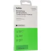 The image shows the front of a retail box for a Belkin ScreenForce Tempered Glass Treated Screen Protector. Anteprima dell’immagine prodotto