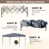 Pop-Up-Pavillon 365 x 225 cm, UV-Schutz, Tragetasche Produktbild-Vorschau 3