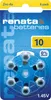 Renata 10x Gr. 10 Hörgerätebatterien 6er Blister PR70 Gelb Produktbild-Vorschau 1