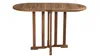 LC Garden »Riva« Teak Klapptisch oval 60/120x60x75cm Produktbild-Vorschau 11