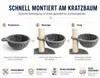 Liegemulde Katzenkorb Katzenhängematte für Kratzbaum aus Produktbild-Vorschau 4