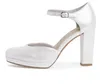 Tamaris Plateau Riemchen Pumps Gr. 40 Weiss-Perle Produktbild-Vorschau 2