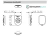 Dahua Technology ARA24-W2-868 dálkové ovládání RF Náhled obrázku produktu 4