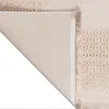 The image shows the underside and a corner of a rug, with the patterned side visible. Produktbild-Vorschau