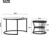 ProximaX table basse set de 2 tables rondes d'appoint au Voir les images du produit 4