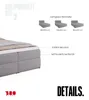 BroMARKT Boxspringbett DAKOTA mit 2 Bettkasten, Produktbild-Vorschau 8