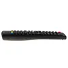 A black remote control is shown from the side against a white background. Podgląd zdjęcia produktu