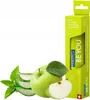 A tube of Curaprox BE YOU toothpaste is shown next to fresh green apples, aloe vera slices, and mint leaves. Anteprima dell’immagine prodotto
