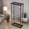 DanDiBo Portabottiglie in metallo nero in piedi 100 cm Rico Anteprima dell’immagine prodotto 6
