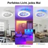 RRBEST RGB Deckenventilator mit Beleuchtung, Dimmbar Produktbild-Vorschau 8