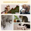 A collage of images showing cats interacting with household items and plants. Produktbild-Vorschau