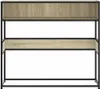 vidaXL Konsolentisch Sonoma-Eiche 90x35x80 cm Holzwerkstoff Produktbild-Vorschau 4