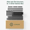 Plattform-Bettgestell Metall 36 cm 140x200 cm Schwarz Productafbeelding-voorbeeld
