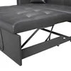SONNI 140x94x78cm dunkelgraues Doppel-Schlafsofa, Sofa und Produktbild-Vorschau 8